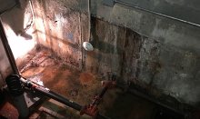 elevator-pit-rust-corrosion